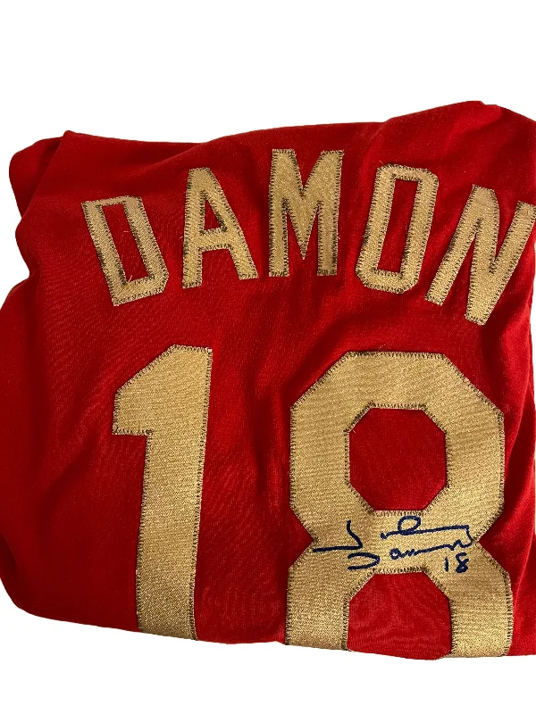 Breathable Design Johnny Damon Autographed Jersey - Player's Closet Project