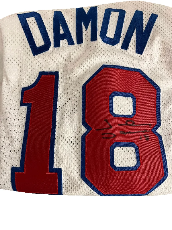 End Of The Year Johnny Damon Autographed Jersey - Player's Closet Project
