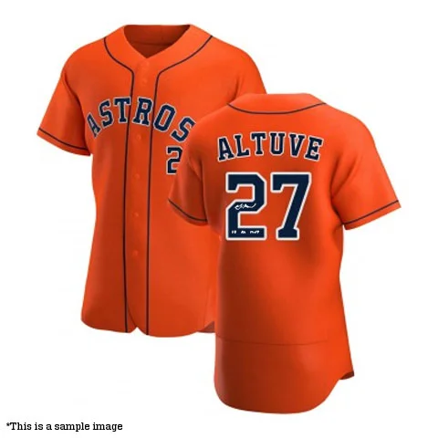 Luxury Classic Jose Altuve Autographed "17 AL MVP" Authentic Orange Jersey