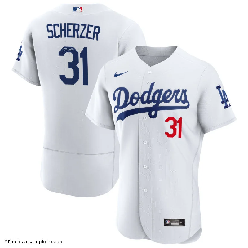 Trends Max Scherzer Autographed Authentic Los Angeles Dodgers Jersey