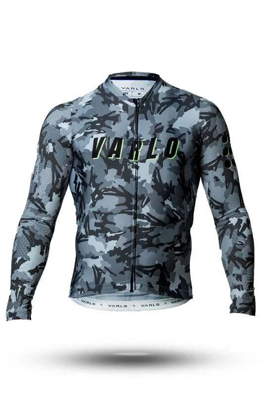 Relaxed Fit Wear Men's Phantom (DFT) Long Sleeve Cycling Jersey