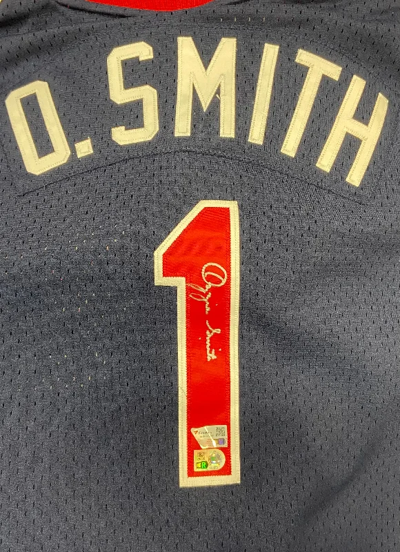 Classic Retro Ozzie Smith Autographed Cardinals Navy Mitchell & Ness Authentic Jersey Classic Retro Ozzie Smith Autographed Cardinals Navy Mitchell & Ness Authentic Jersey