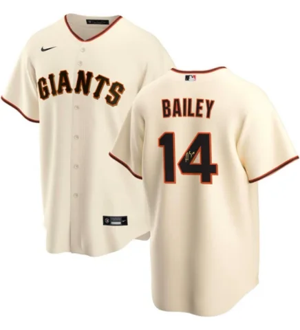 Lively And Youthful Patrick Bailey Autographed Replica Cream San Francisco Giants Jersey Lively And Youthful Patrick Bailey Autographed Replica Cream San Francisco Giants Jersey