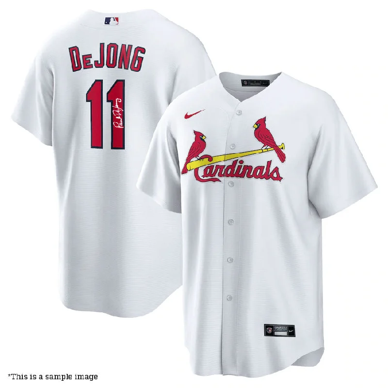 Fashion Concept Paul DeJong Autographed Cardinals Replica Jersey #11