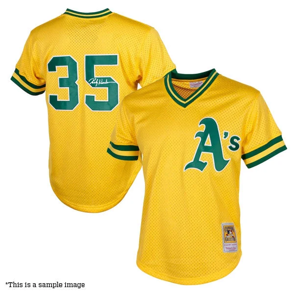 Luxury Fashion Rickey Henderson Autographed Athletics Authentic Batting Practice Mitchell & Ness Jersey Luxury Fashion Rickey Henderson Autographed Athletics Authentic Batting Practice Mitchell & Ness Jersey