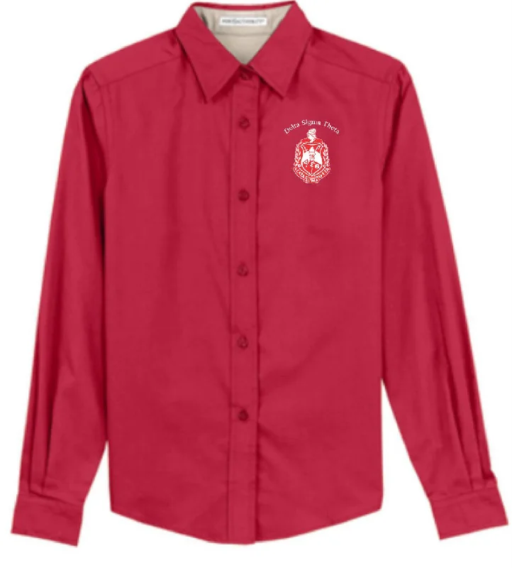 Basic Comfort Delta Twill Long Sleeve Shirt