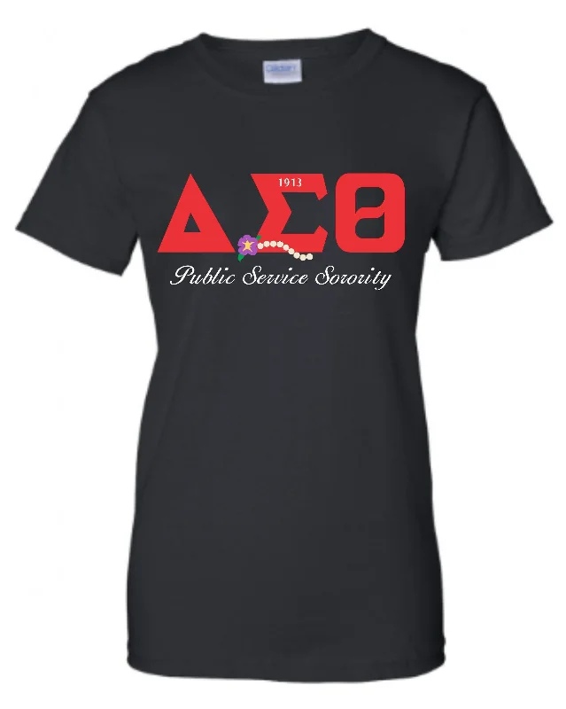 Classic Choice Delta Public Service Violet and Pearls Tee