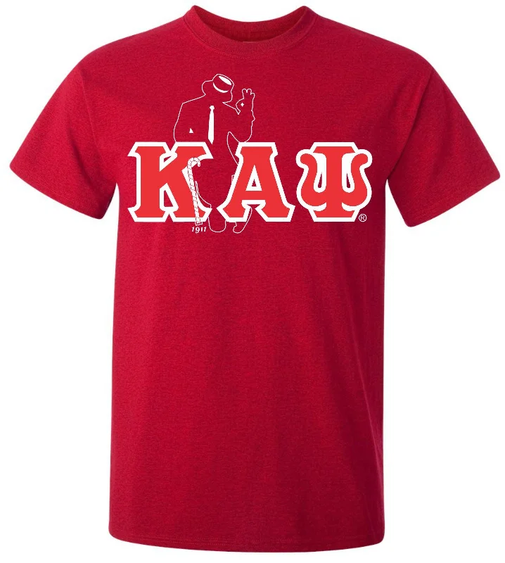 Luxury Temperament Kappa Man Applique Tee