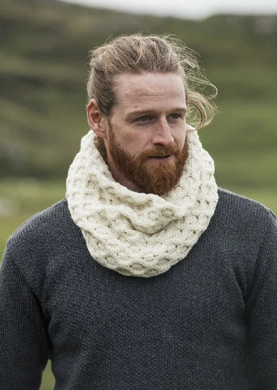 New Products Aran Merino Wool Snood | Natural