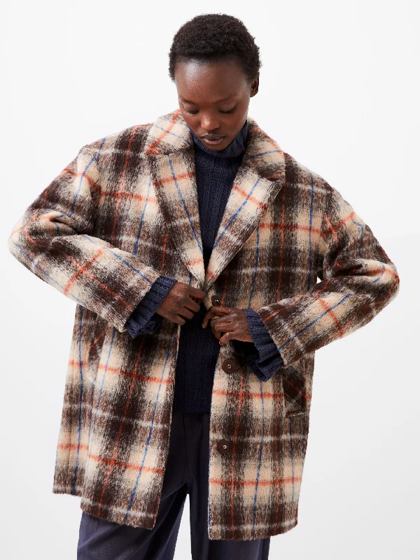 Ethnic Style Blake Check Coat