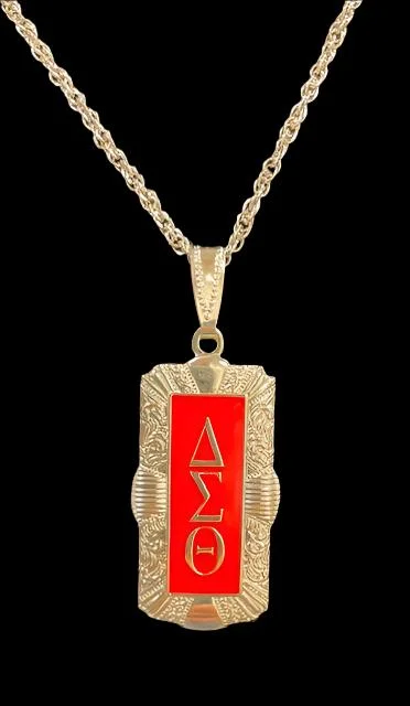 Comfortable Looks Delta Red Pendant w/ Chain