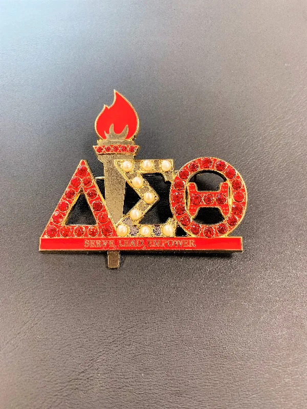 Weekend Wear Delta Torch Pearl Pin