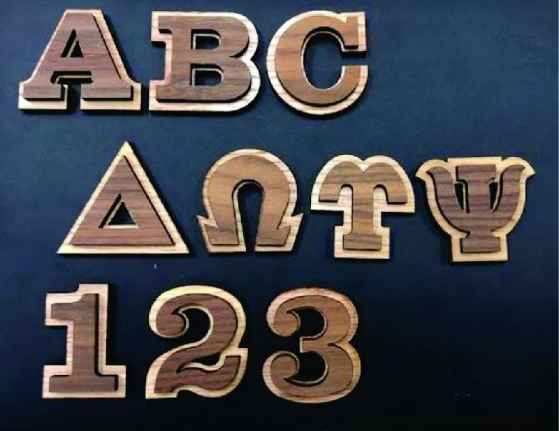 Street Fashion Peel-n-Stick Letters (DBL 3.5 in)