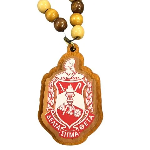 Warm Comfort Delta Wood Bead Tiki Crest