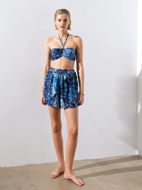 Easygoing Style Denim Beach Shorts