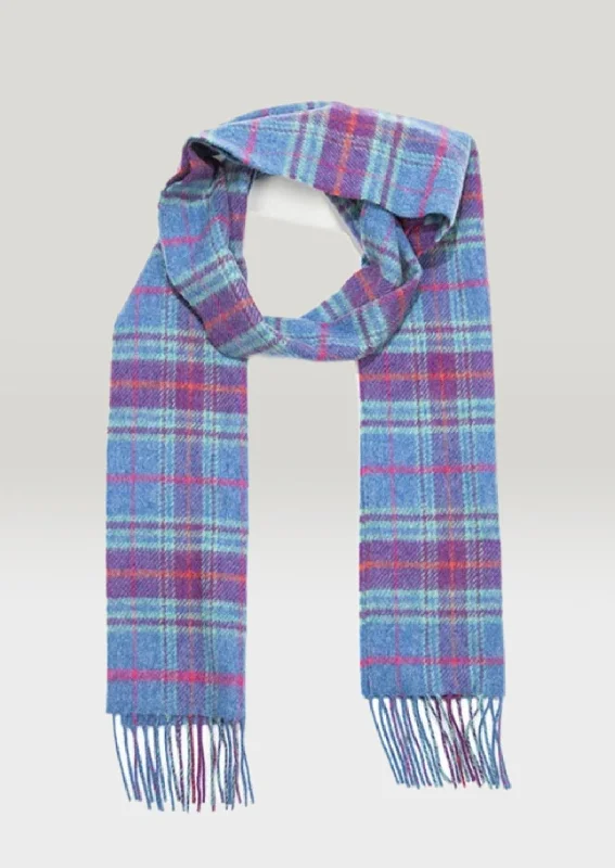 Versatile Items John Hanly Lambswool Scarf Denim Purple