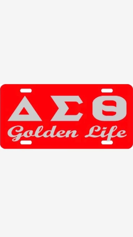 Chic Outfits Delta Golden Life Tag Red/Silver