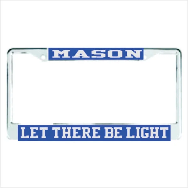 Editorial Design Mason Light Auto Frame Royal/Silver