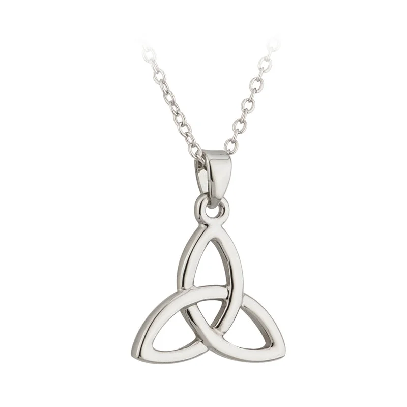 Silver Plated Trinity Knot Pendant