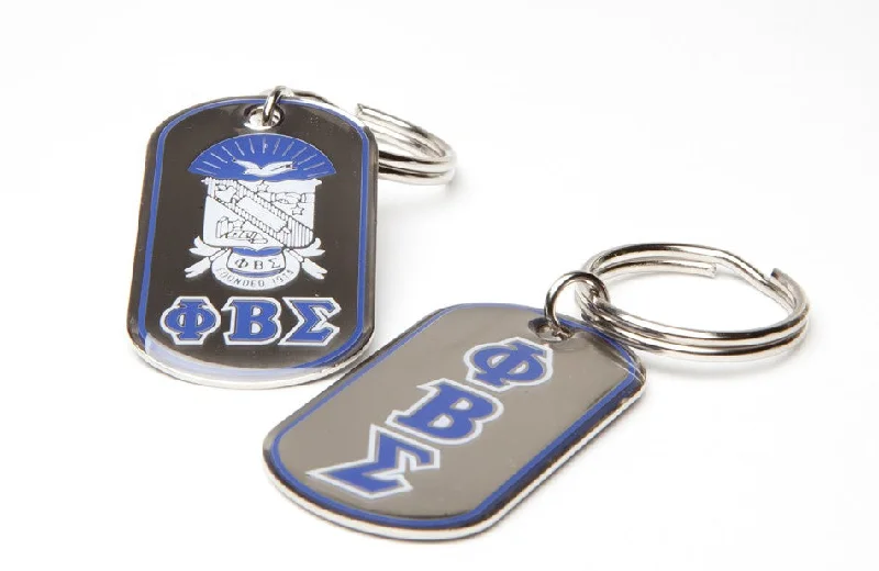 Romantic Temperament Sigma Dog Tag Keyring
