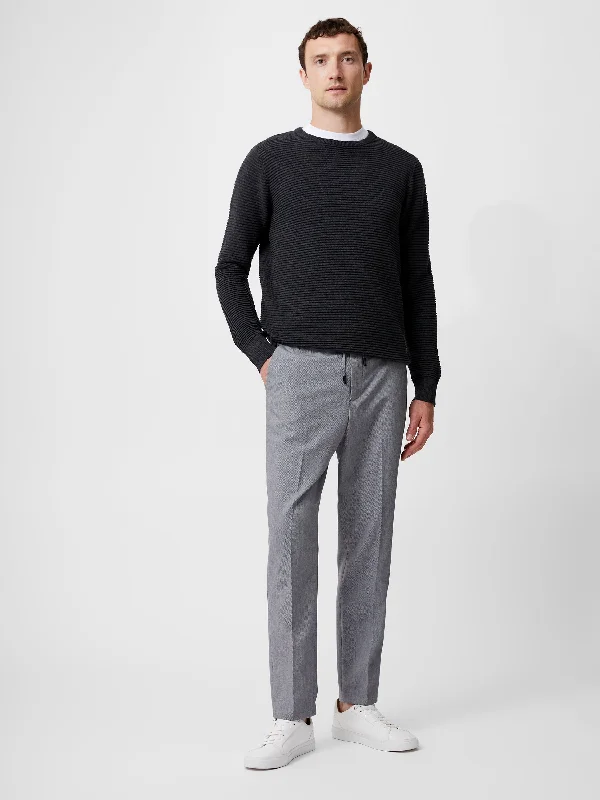 Chic Comfort Stretch Knitted Trousers