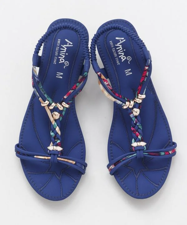 Girl Style Colorful Fluffy Sandals - NAVY