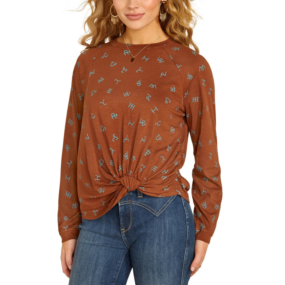 Autumn Selection Ariat Women's Della Long Sleeve Twist Top