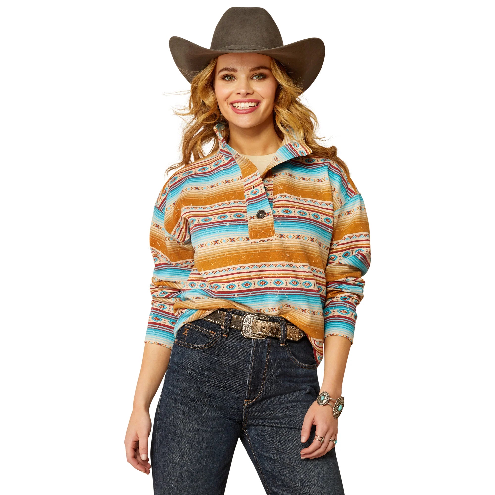 Diamond Series Ariat Women's Hometown Sweatshirt (Available in Regular & Plus Sizes)