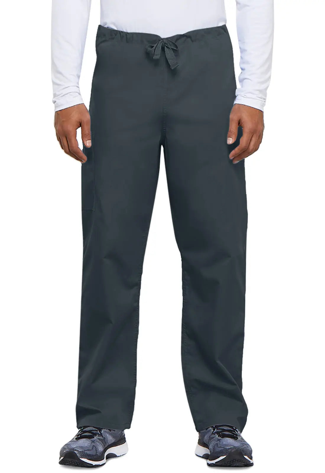 Must-have For Fashion Cherokee Unisex 3-Pocket Drawstring Cargo Pant - Pewter