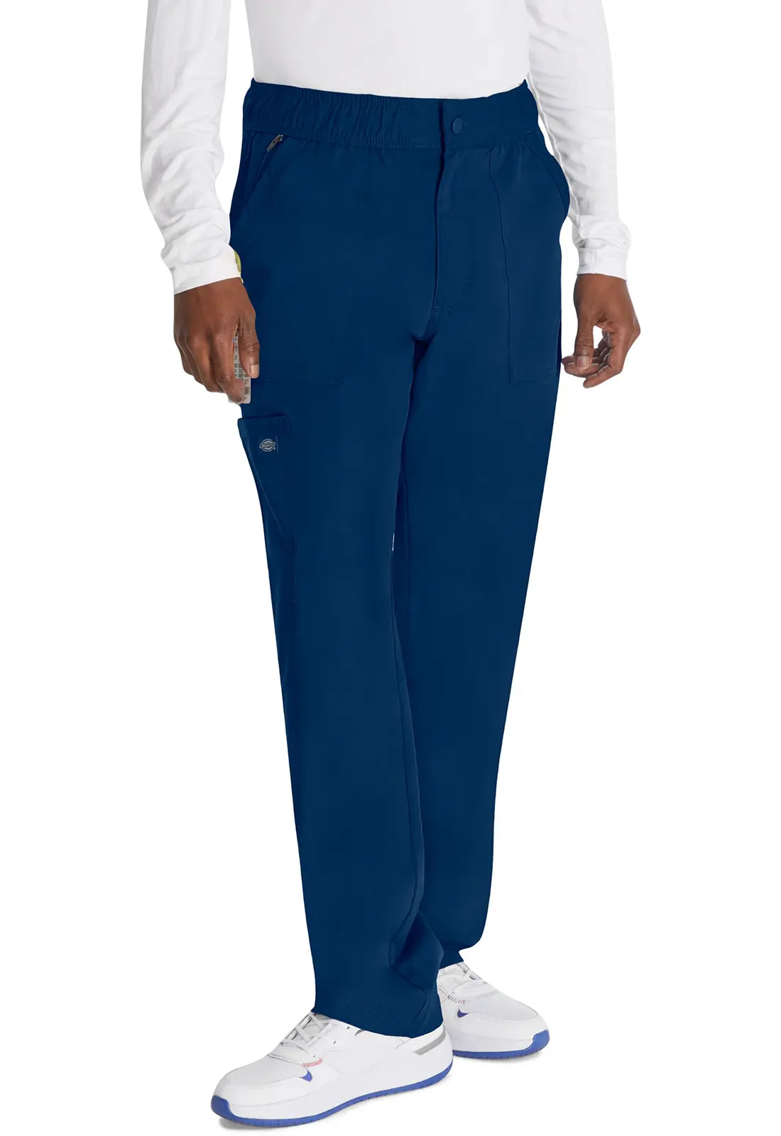 Embroidered Letters Dickies Men's Mid Rise Straight Leg Pant - Navy