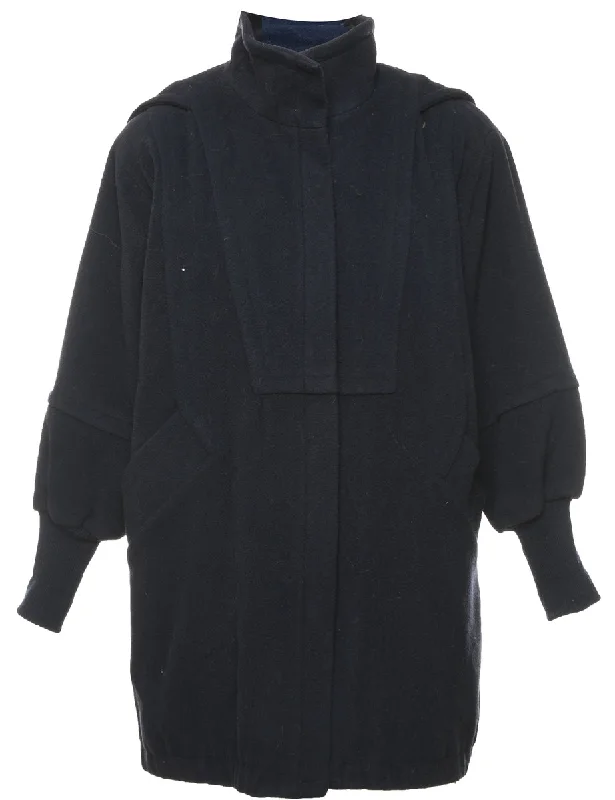 New Autumn And Winter Styles Hooded Wool Coat - L
