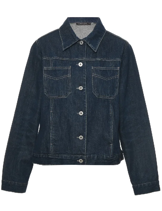 Luxury Fashion Indigo Denim Jacket - M