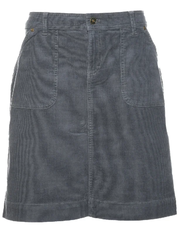 Lounge Wear Izod Corduroy A-line Skirt - L