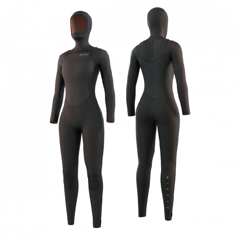 High-end Design Mystic Gem 6/4/3 Hooded Wetsuit-Black
