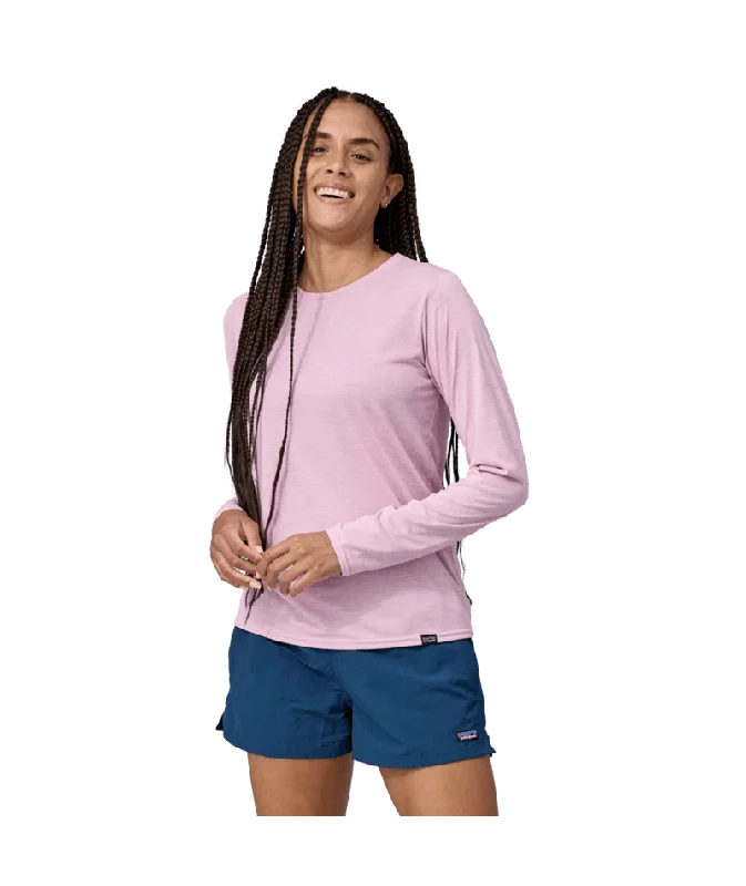 Classic And Versatile Patagonia Cap Cool Daily L/S Shirt-Milkweed Mauve