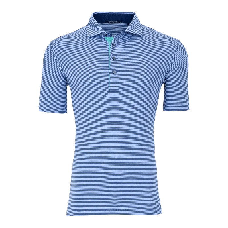 Bright Colors Saranac Polo (Delphinium/Falcon)