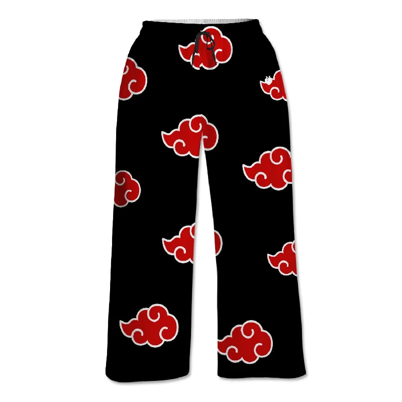 Simple Style Unisex Lounge Pants - Akatzuki