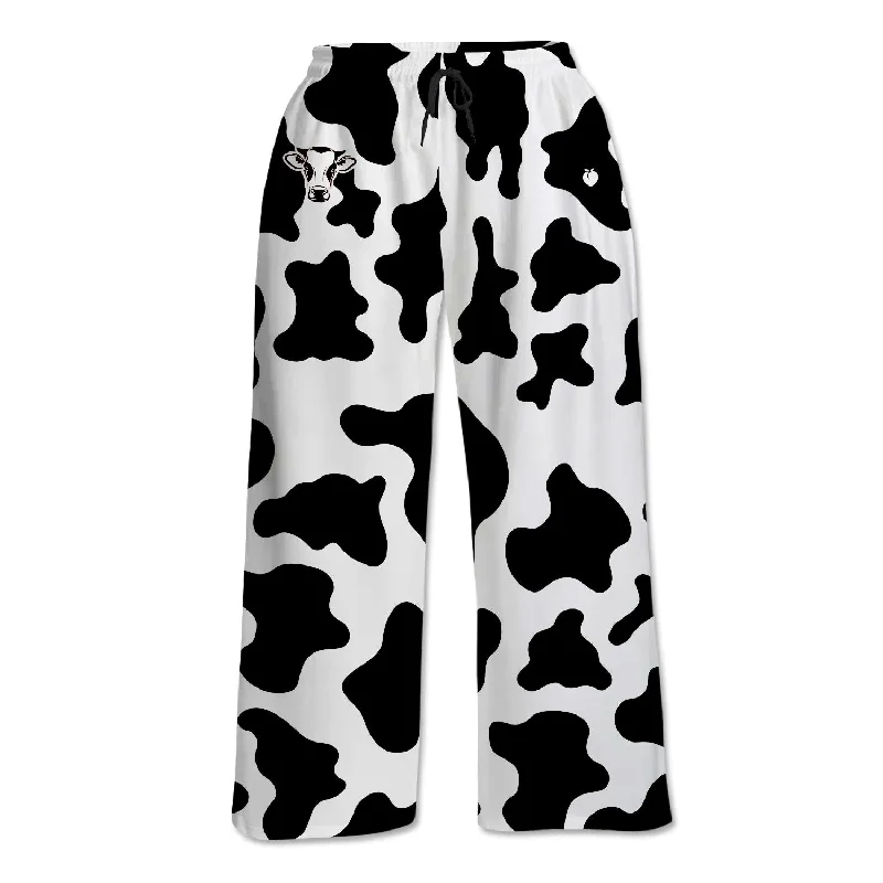 Smart Casuals Unisex Lounge Pants - Cow Print