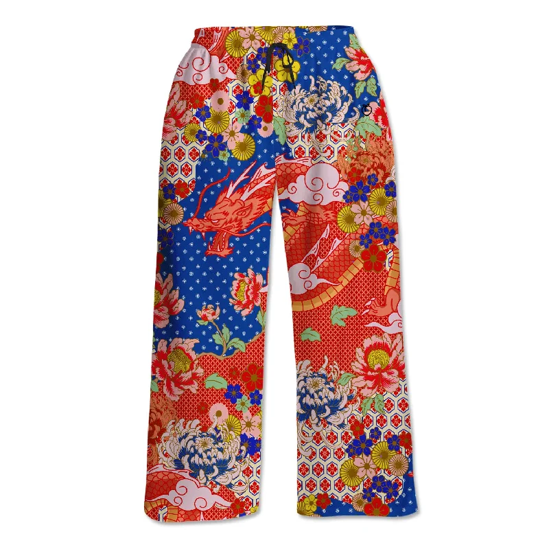 Relaxed Dresses Unisex Lounge Pants - Dragon