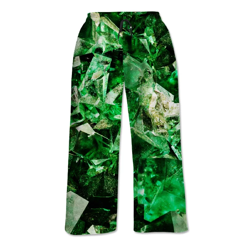 Layered Comfort Unisex Lounge Pants - Emerald