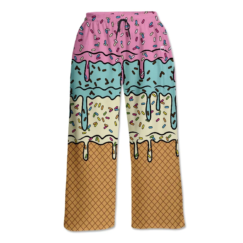 Light Comfort Unisex Lounge Pants - Ice Cream Drip