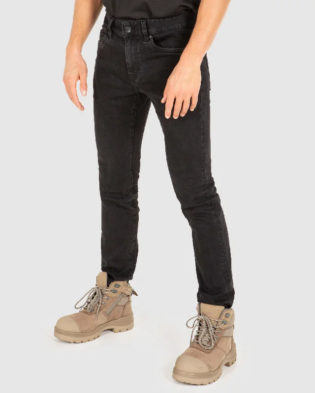 Playful Style UNIT Mens Stretch Workwear Jeans