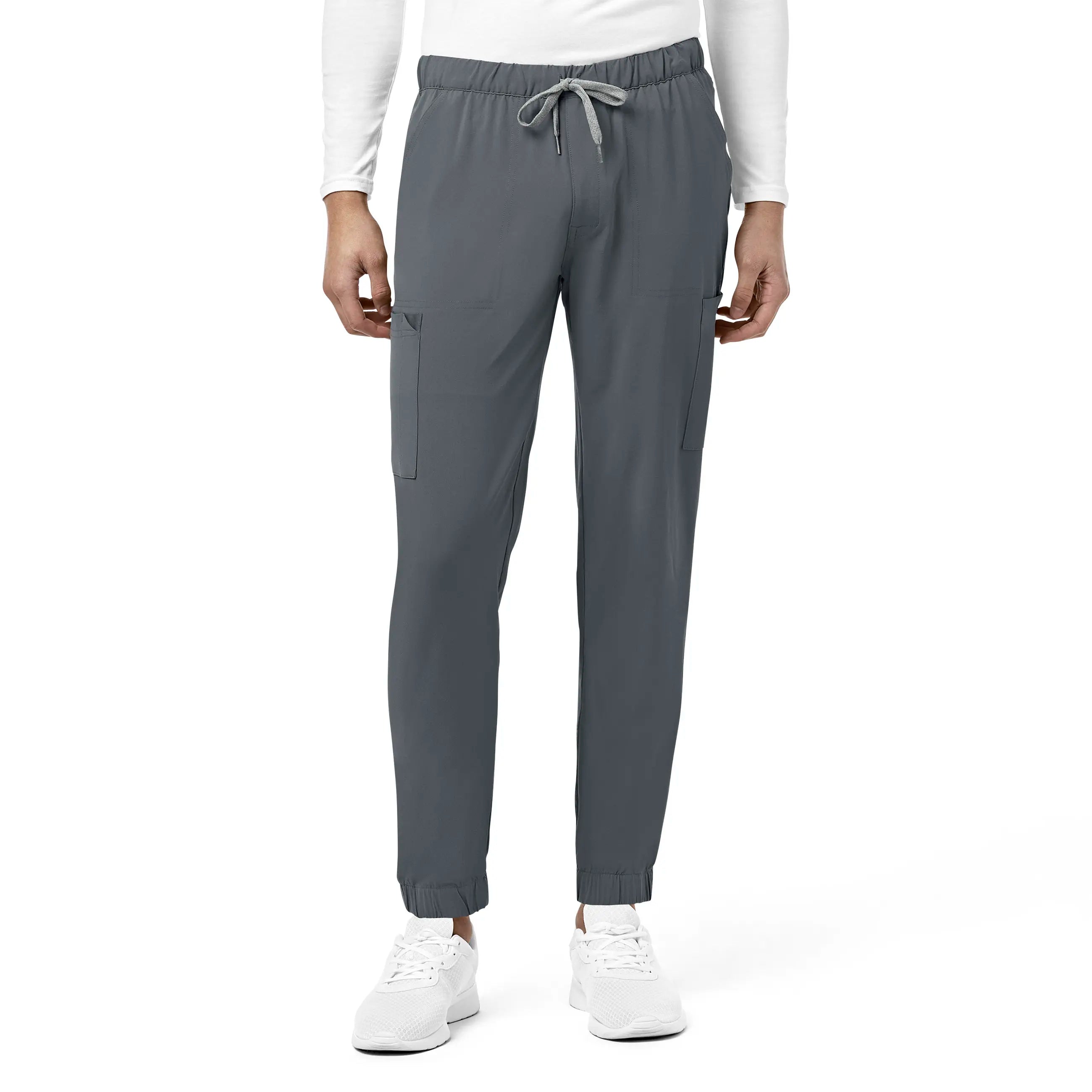 Exclusive Customization Wink Men's Jogger Scrub Pant - Pewter