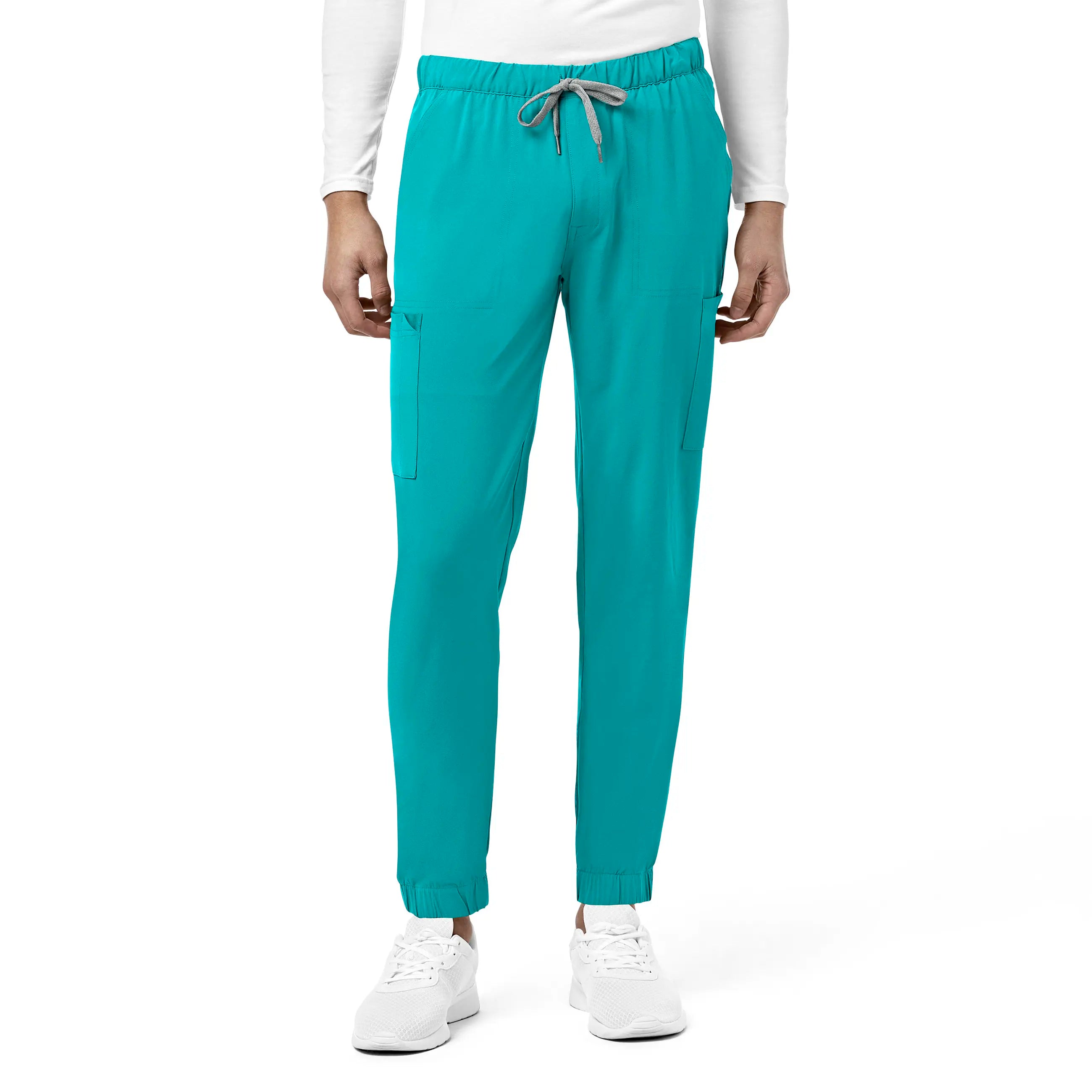 Sporty Elegance Wink Men's Jogger Scrub Pant - Teal