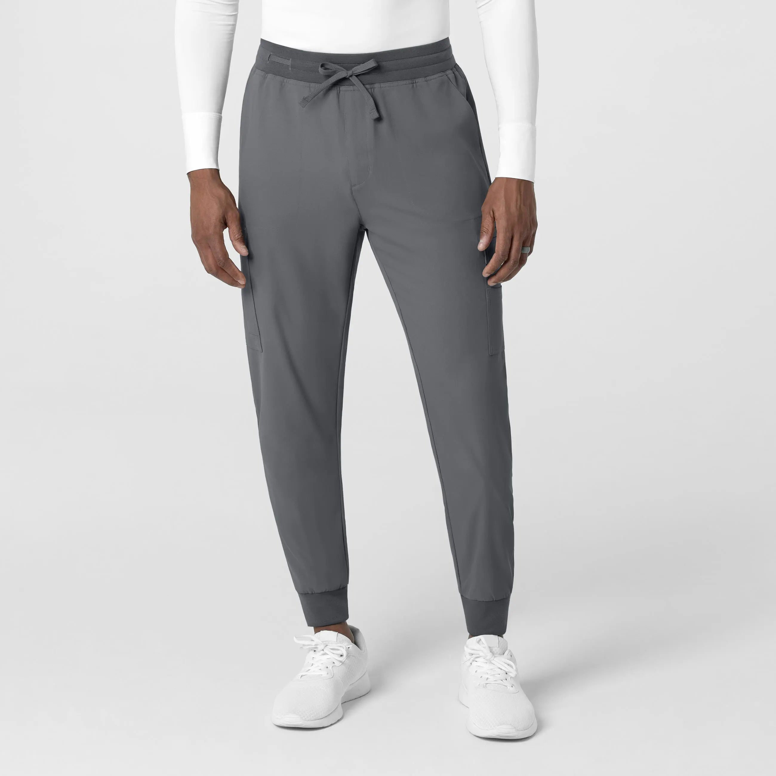 Fashion Concept Wink Men's Utility Jogger Scrub Pant - Pewter