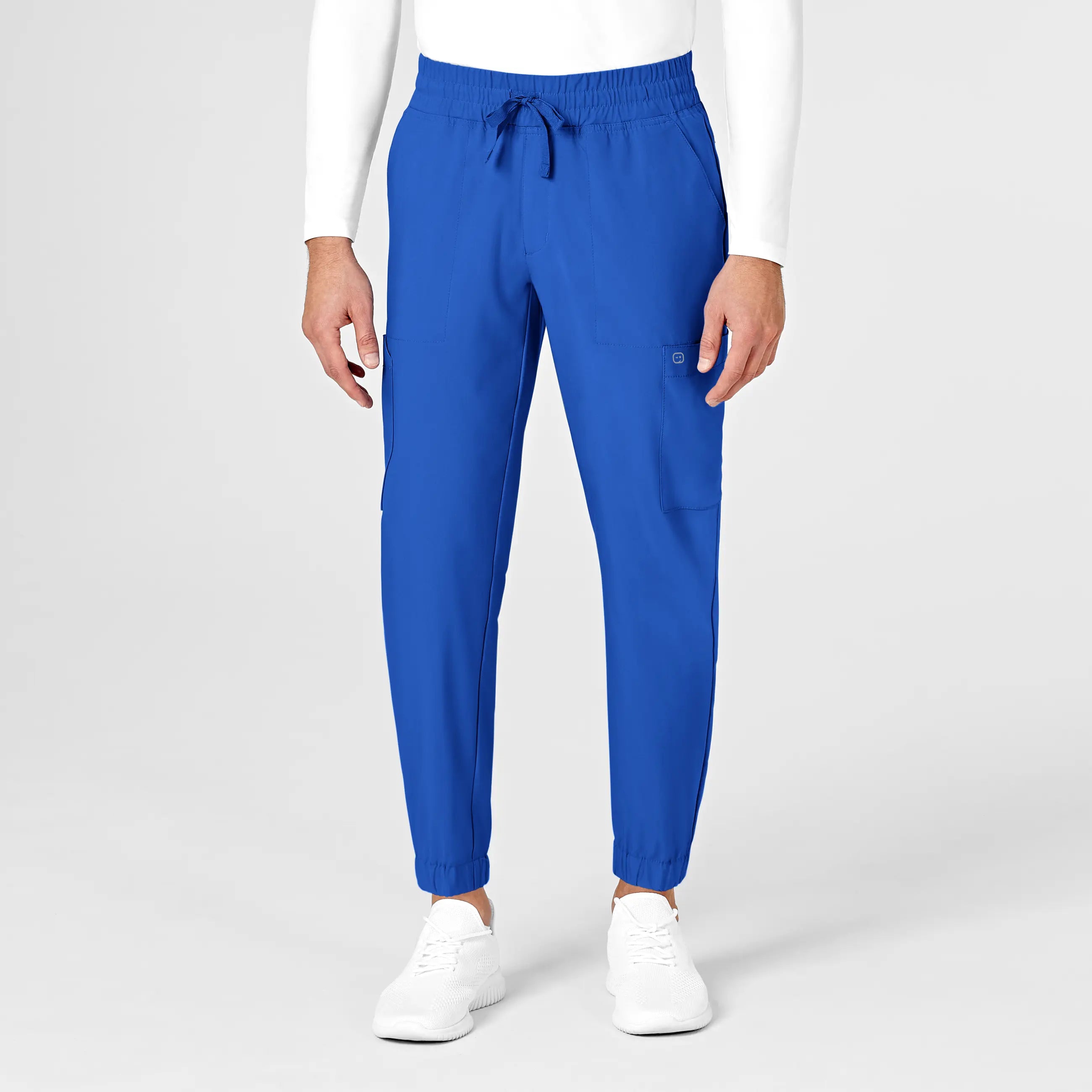 High-end Customization Wink Men's W123 Cargo Jogger Scrub Pant - Royal Blue