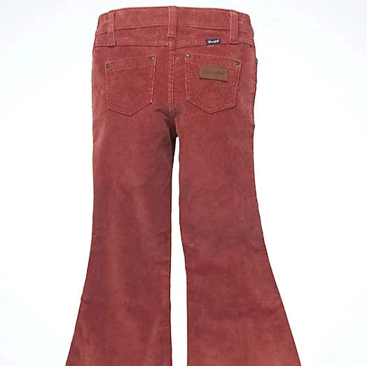 Lively And Youthful Wrangler Girl's Corduroy Flare Jean in Clara