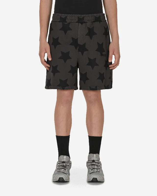 Warm Atmosphere Star Printed Sweatshorts Grey