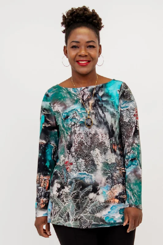 Easy Chic Cheerful Tunic, Mandari, Bamboo