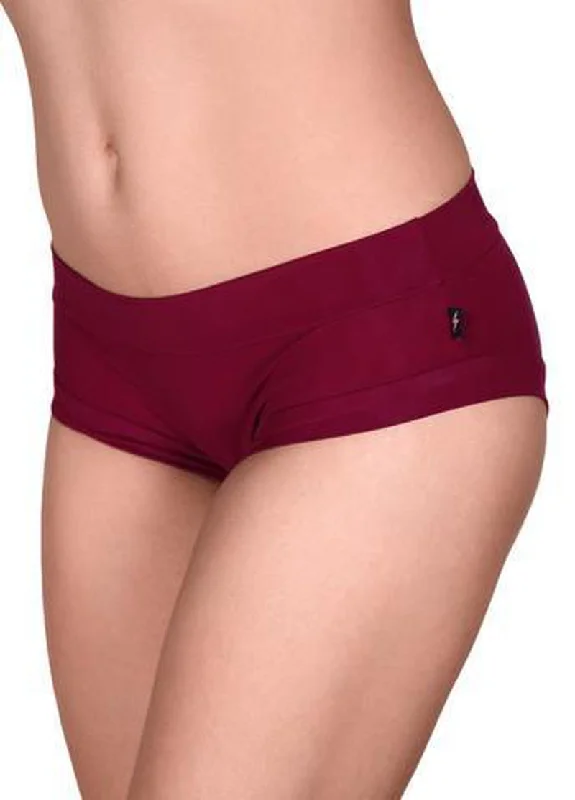 Easy Comfort Style Cleo the Hurricane Essential Hot Pants - Merlot
